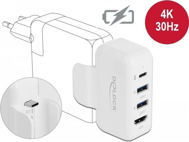 Delock Adapter for Apple power supply with PD and HDMI 4K (64080)