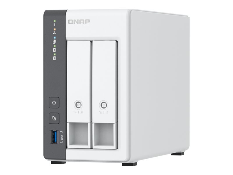 QNAP TS-216G NAS-Server 2 Schächte 4 GB RAM 2,5 Gigabit Ethernet Schwarz