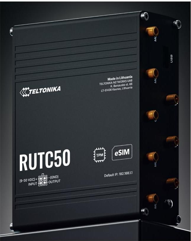 Teltonika RUTC50 WLAN-Router 5G Wi-Fi 6 3.4 Gbps