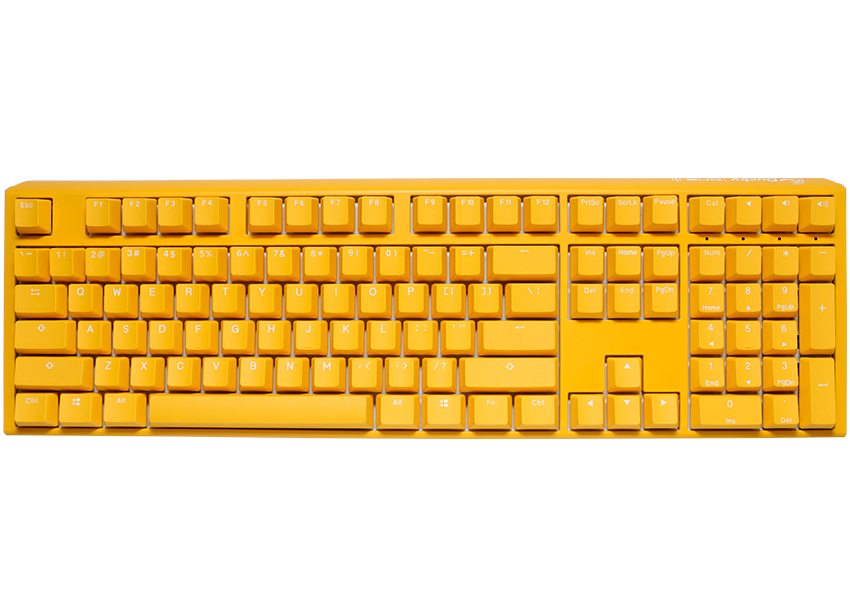 Ducky One 3 Gaming-Tastatur CHERRY MX Speed Silver RGB USB QWERTZ – Yellow Ducky