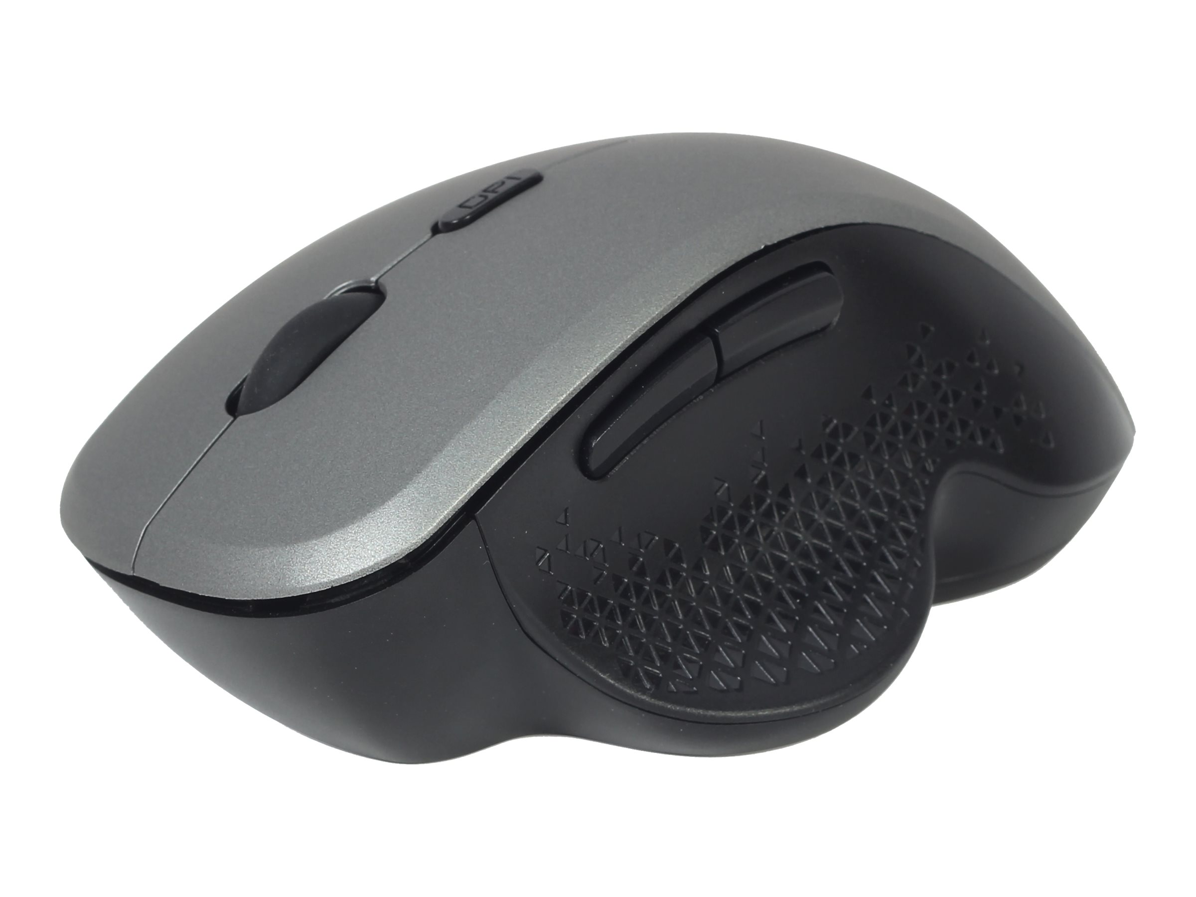 Gembird MUSW-6B-02-BG Kabellose Maus Optisch 1600 DPI 6 Tasten Schwarz, Space-grau