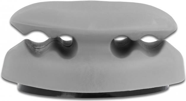 DeLOCK Kabelhalter Tisch montierbar, Oberfläche montierbar, geeignet für Wandmontage (18338)