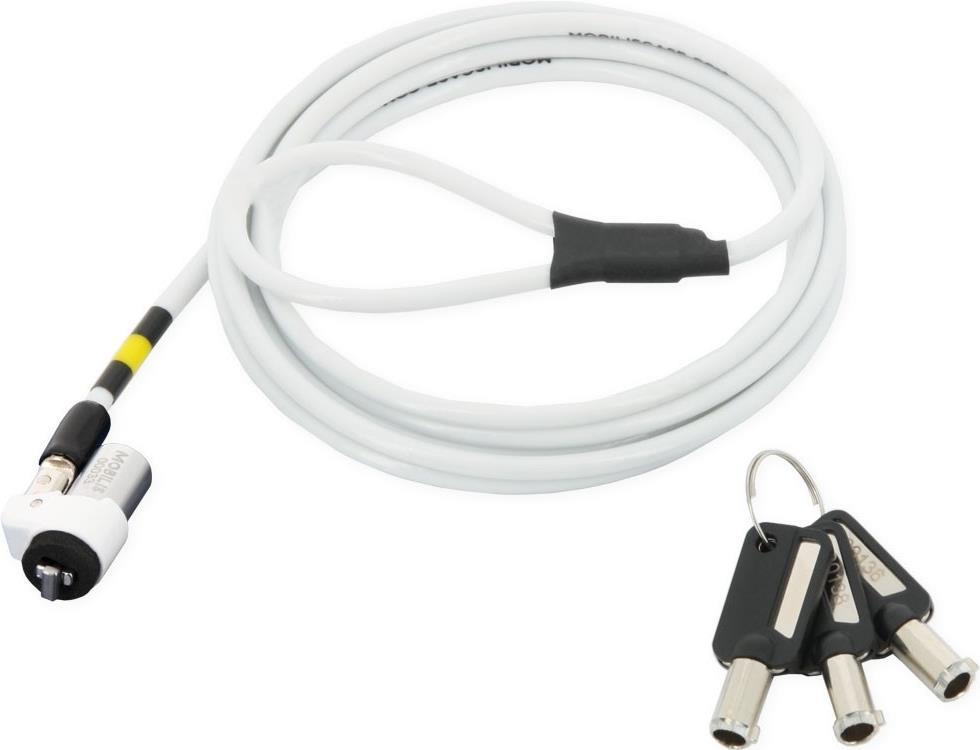 Mobilis 001325 Kabelschloss Weiß 1,8 m (1325)