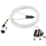 Mobilis 001325 Kabelschloss Weiß 1,8 m (1325)