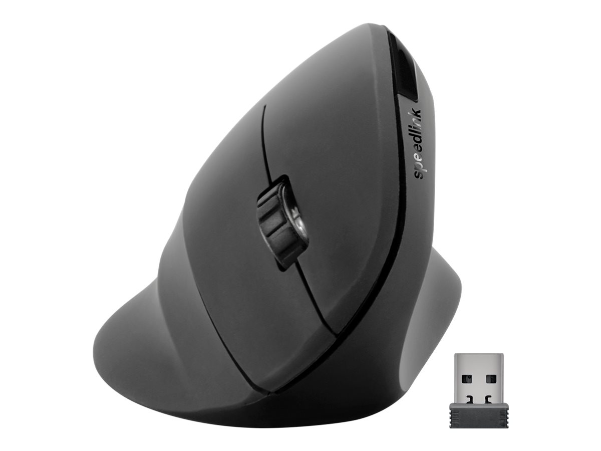 SPEEDLINK PIAVO Ergonomische Vertikale Maus 1600 DPI Rubber Black