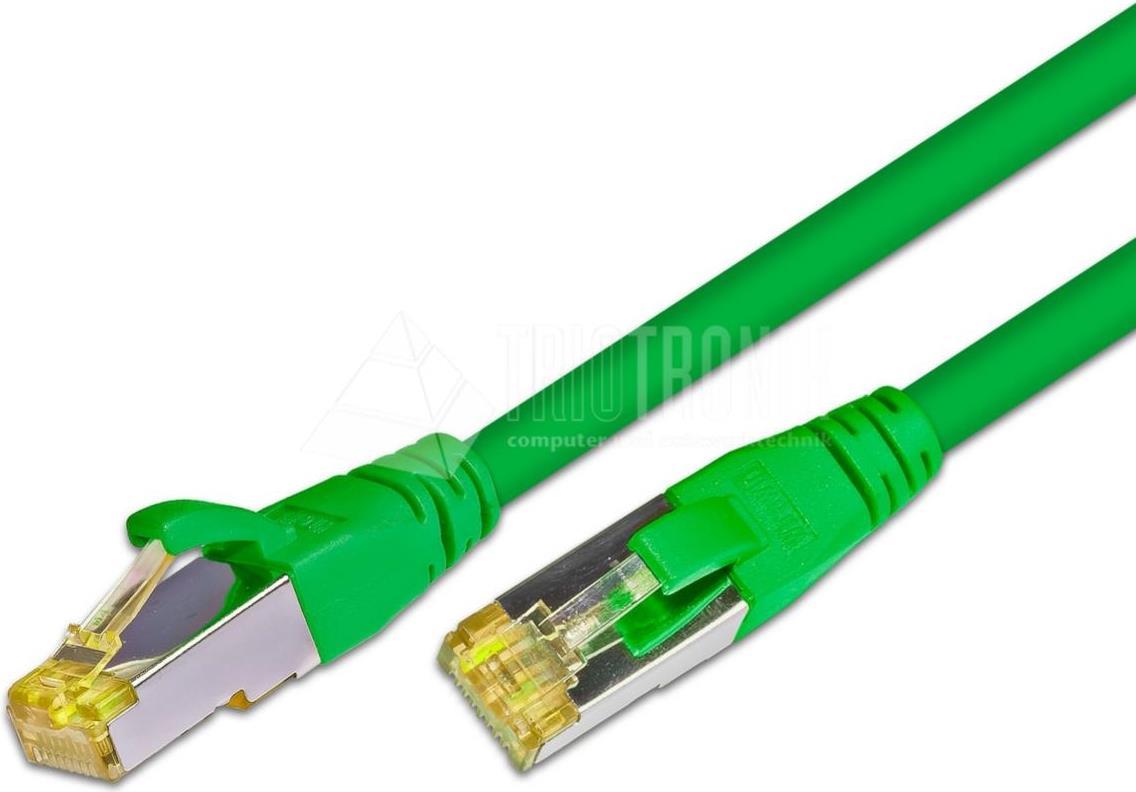 Wirewin PKW-PIMF-KAT6A Netzwerkkabel Grün 1 m Cat6a S/FTP (S-STP) (PKW-PIMF-KAT6A 1.0 GN)