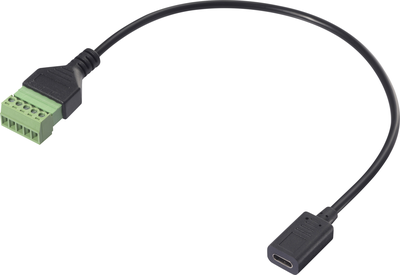 Renkforce USB-C Adapterkabel[1x Buchse - 1x Klemmanschluss] RF-6443954 30 cm (RF-6443954)