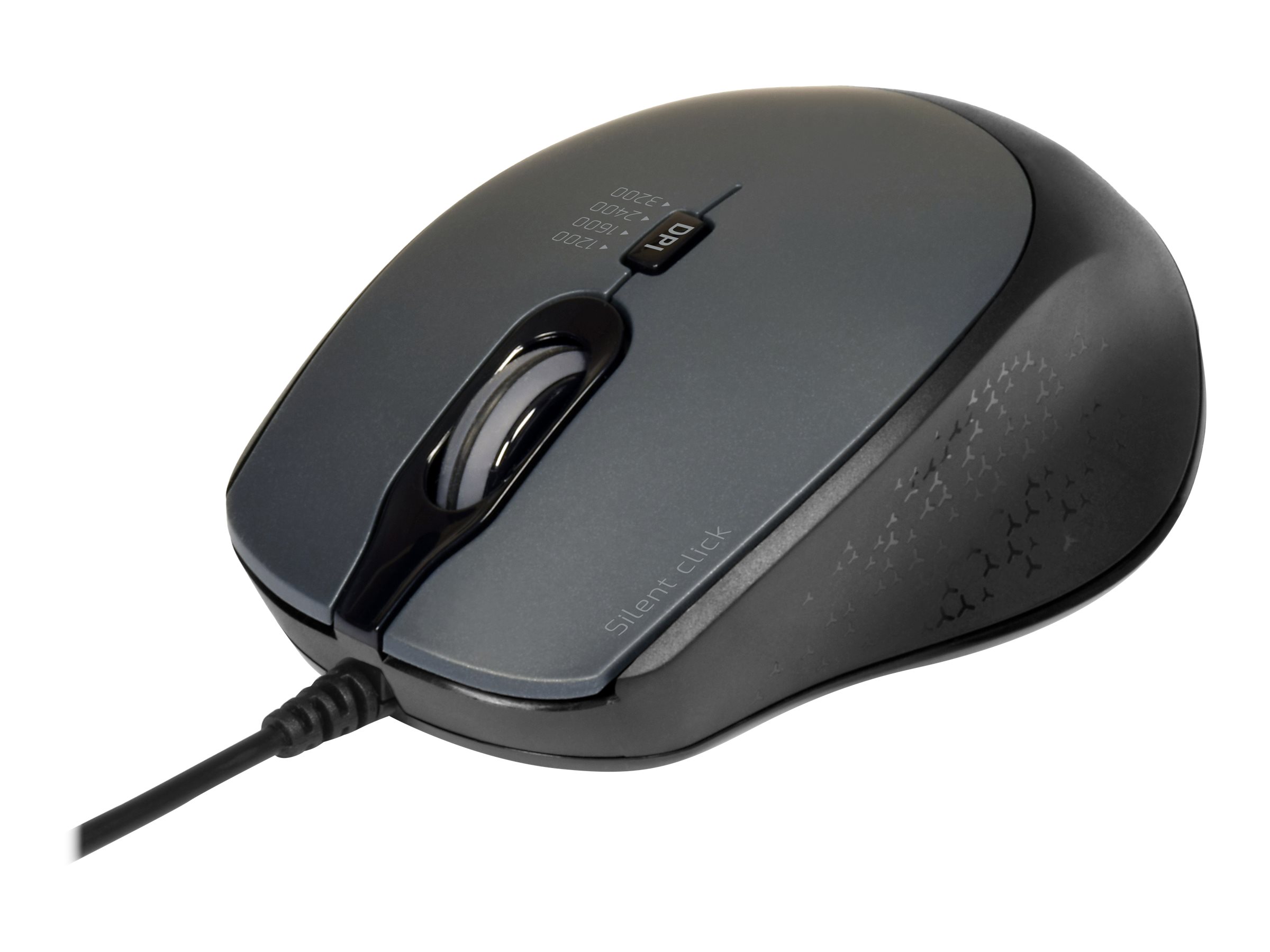 PORT Designs PORT Connect Professional SILENT Kabelgebundene Maus Schwarz