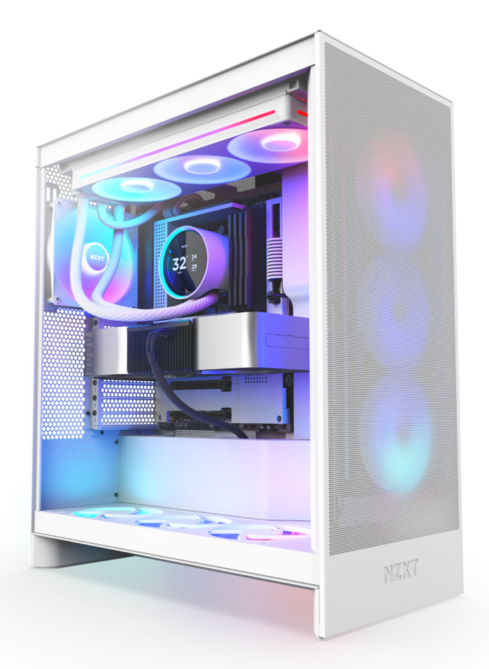 NZXT Kraken Elite 360 RGB AiO-Wasserkühlung mit LCD-Display 360 mm Mattes Weiß