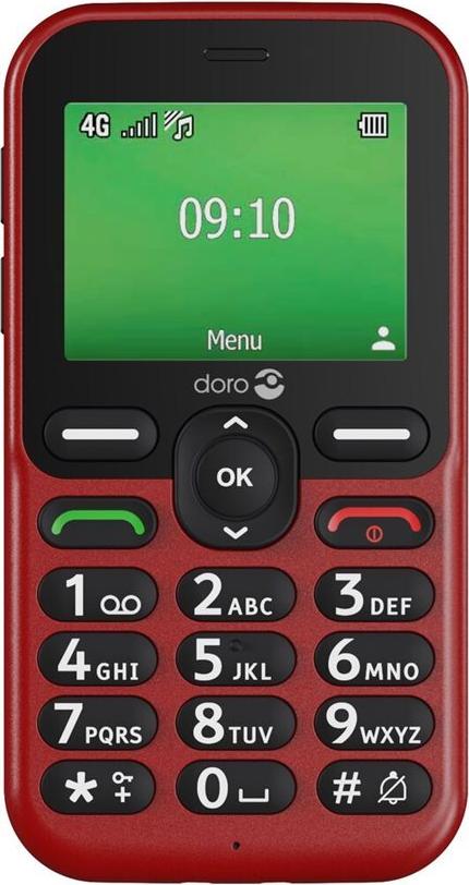 Doro Leva E10 Seniorentelefon 2,4" Rot