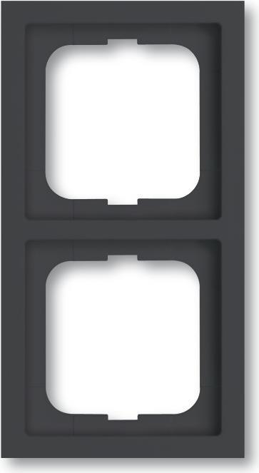 Busch-Jaeger 1754-0-4241. Produktfarbe: Anthrazit, Markenkompatibilität: Busch-Jaeger. Breite: 80 mm, Höhe: 151 mm, Dicke: 1,1 cm (2CKA001754A4241)