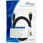MediaRange MRCS198 HDMI-Kabel 3 m HDMI Typ A (Standard) Schwarz (MRCS198)