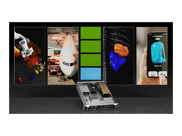 NVIDIA A2 Tensor Core GPU-Rechenprozessor 16 GB GDDR6 PCIe 4.0 x8 Low-Profile