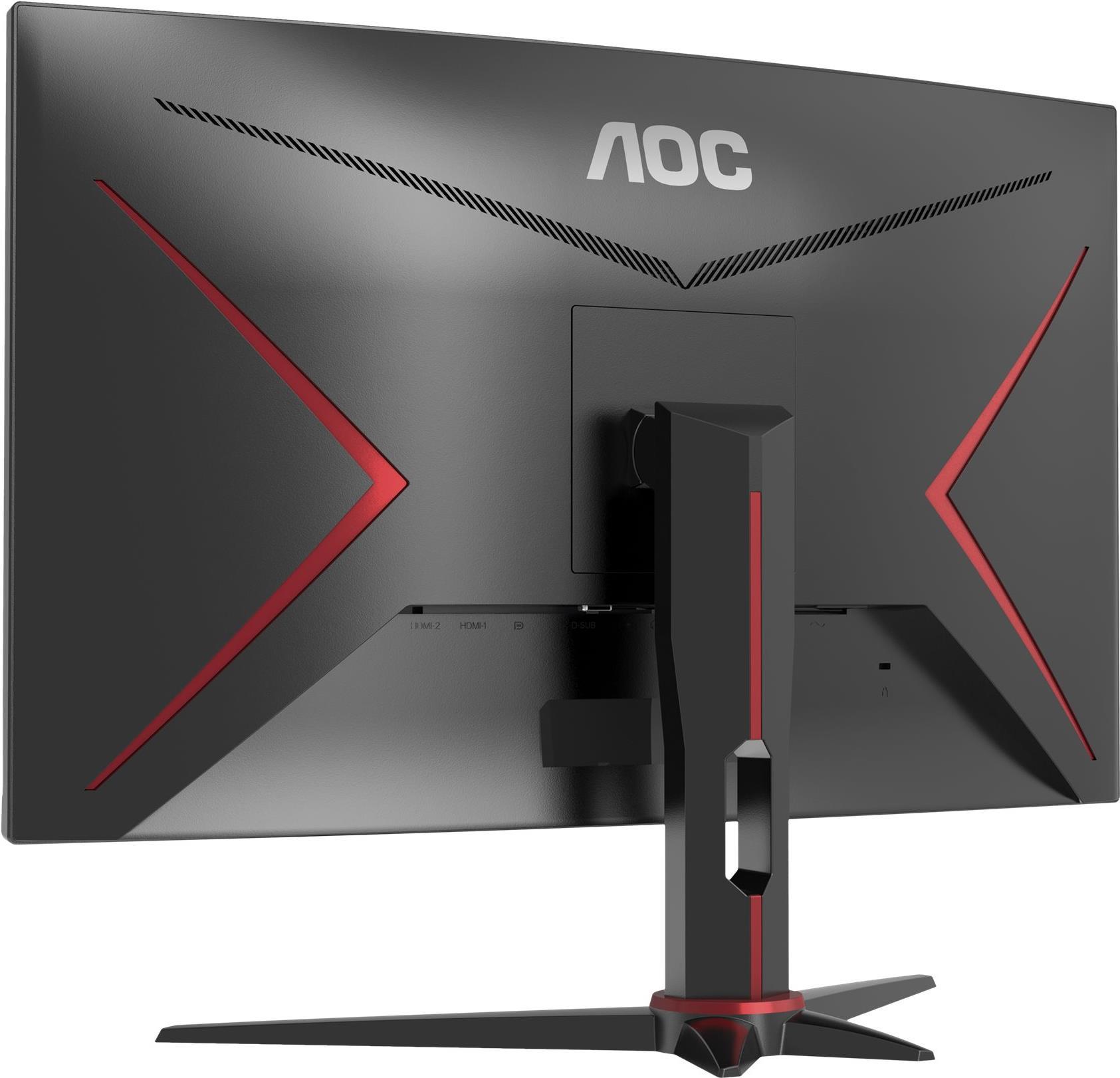 AOC G2 C27G2E/BK Computerbildschirm 68,6 cm (27 Zoll) 1920 x 1080 Pixel Schwarz - Rot [Energieklasse E] (C27G2E/BK)