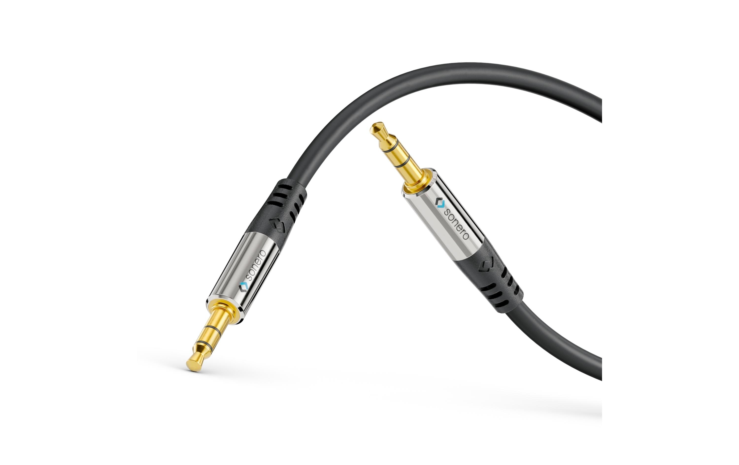 Sonero Premium 3.5 mm Audiokabel 3 m Schwarz
