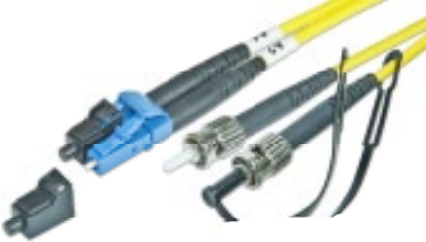 Lightwin 2m LC - ST Glasfaserkabel OM3 Black,Blue (LDP-50 LC-ST 2.0 OM3)