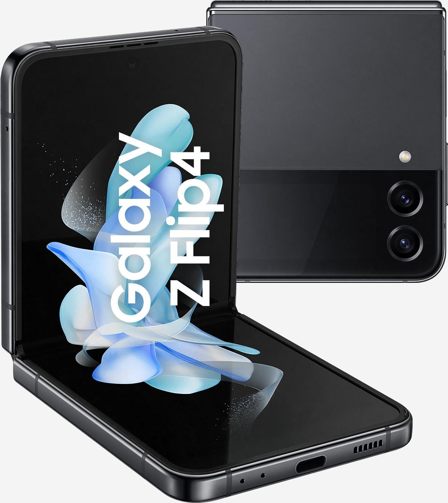 Samsung Galaxy Z Flip4 SM-F721B 17 cm (6.7 Zoll) Dual-SIM Android 12 5G USB Typ-C 8 GB 512 GB 3700 mAh Graphit (SM-F721BZAPEUE) (geöffnet)