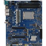 Gigabyte MW34?SP0 Rev.1.0 Mainboard – ATX – Sockel 1700 – Intel W680 – 4x DDR4 – 2x PCIe x16 – 8x SATA – 2.5GbE – Blau (MW34-SP0) (geöffnet) (geöffnet)