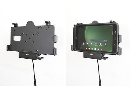 Brodit 713387 Aktive Kfz-Ladeschale Galaxy Tab Active 5 Pogo Molex Schwarz