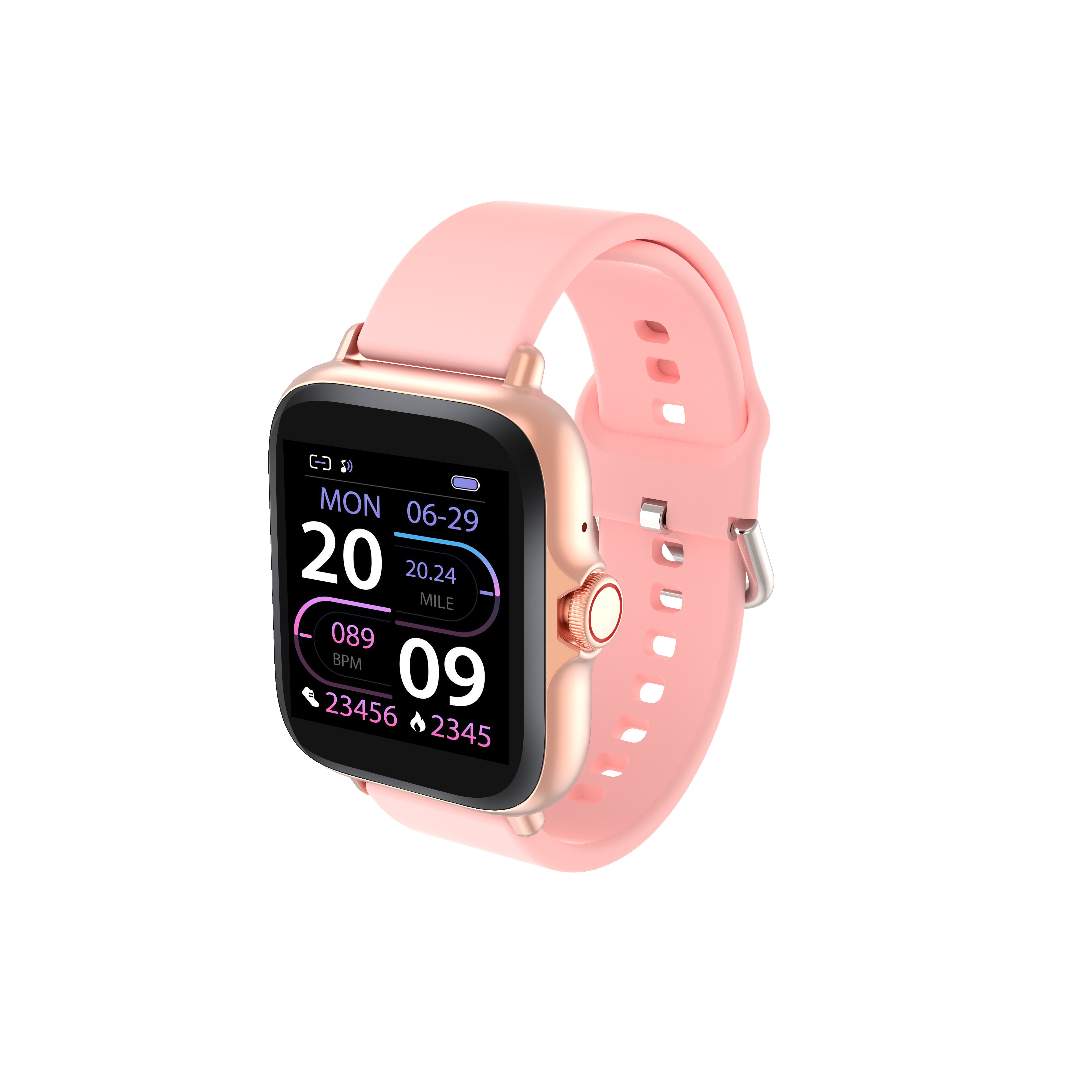 Denver SWC-156RO Smartwatch 1,44" TFT Bluetooth Rosa