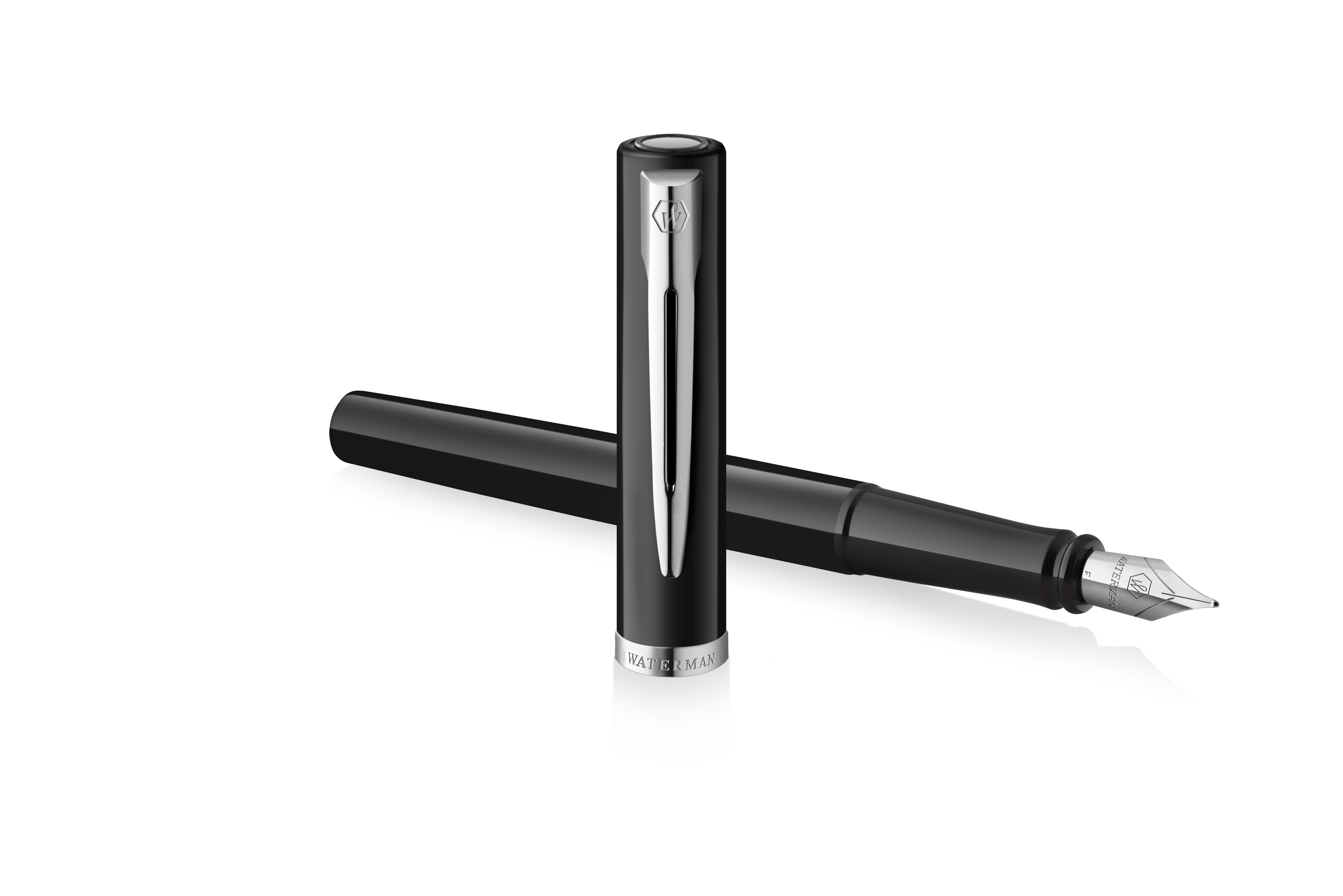WATERMAN IMPRESSION Füllfederhalter Fein Blau Schwarz