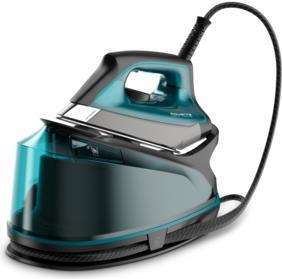 Rowenta DG7623 2200 W 1,1 l Microsteam 400 Grundplatte Schwarz - Blau (DG7623)
