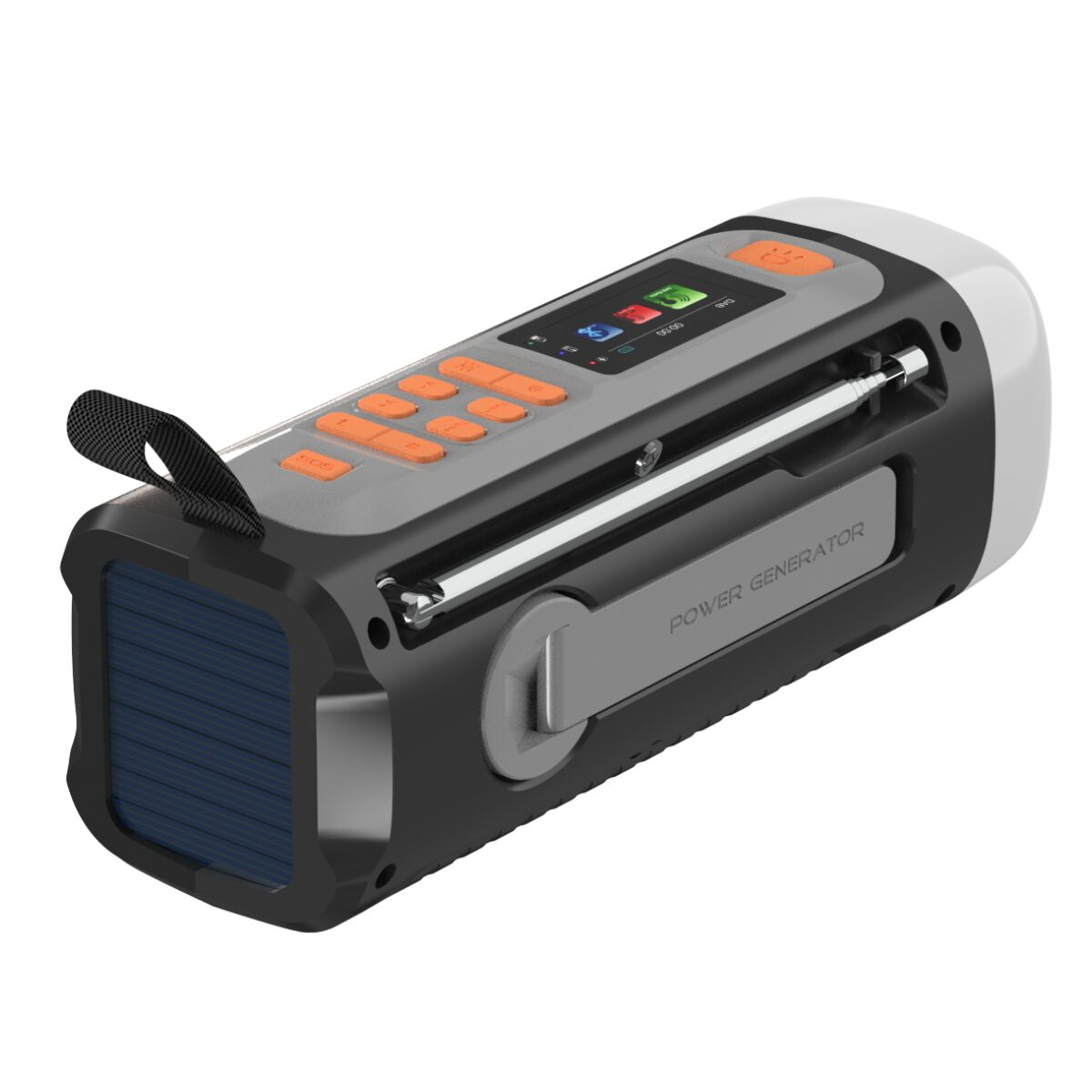 Marmitek RESQ 200 Outdoor-Radio DAB/DAB+/FM Bluetooth Solarpanel 4500 mAh Schwarz