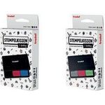 trodat Stempelkissen 9051, 3-farbig, schwarz/rot/blau Maße: 90 x 50 mm, dokumentenechte Stempeltinte, - 1 Stück (204097)