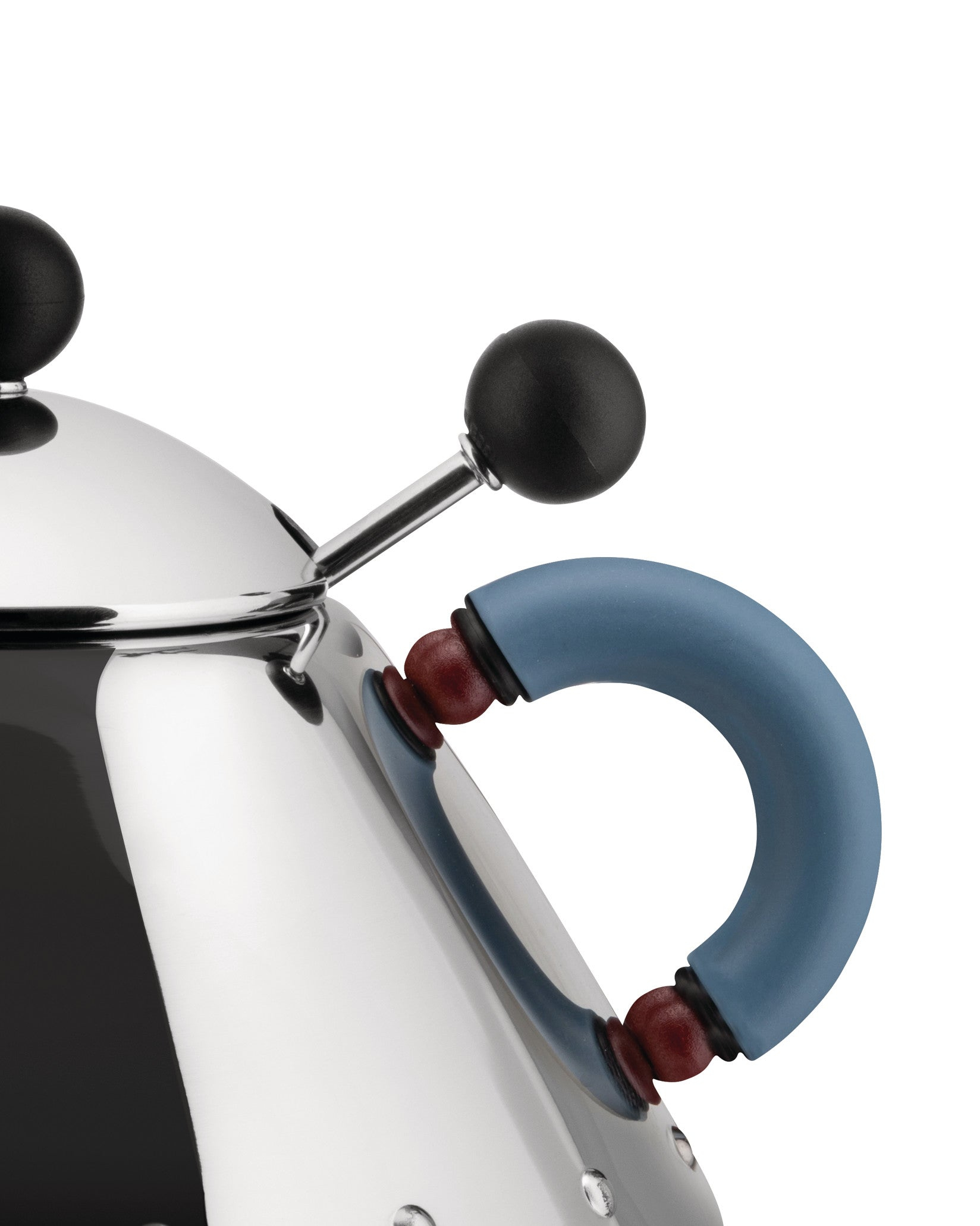 Alessi 9097 B Zuckerdose, Edelstahl, 80 mm, Schwarz