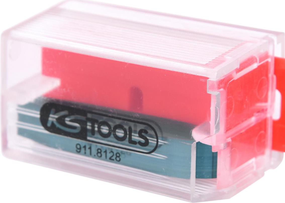KS TOOLS Ersatz-Kunststoff-Schaberklingen, 10er Pack (911.8128)