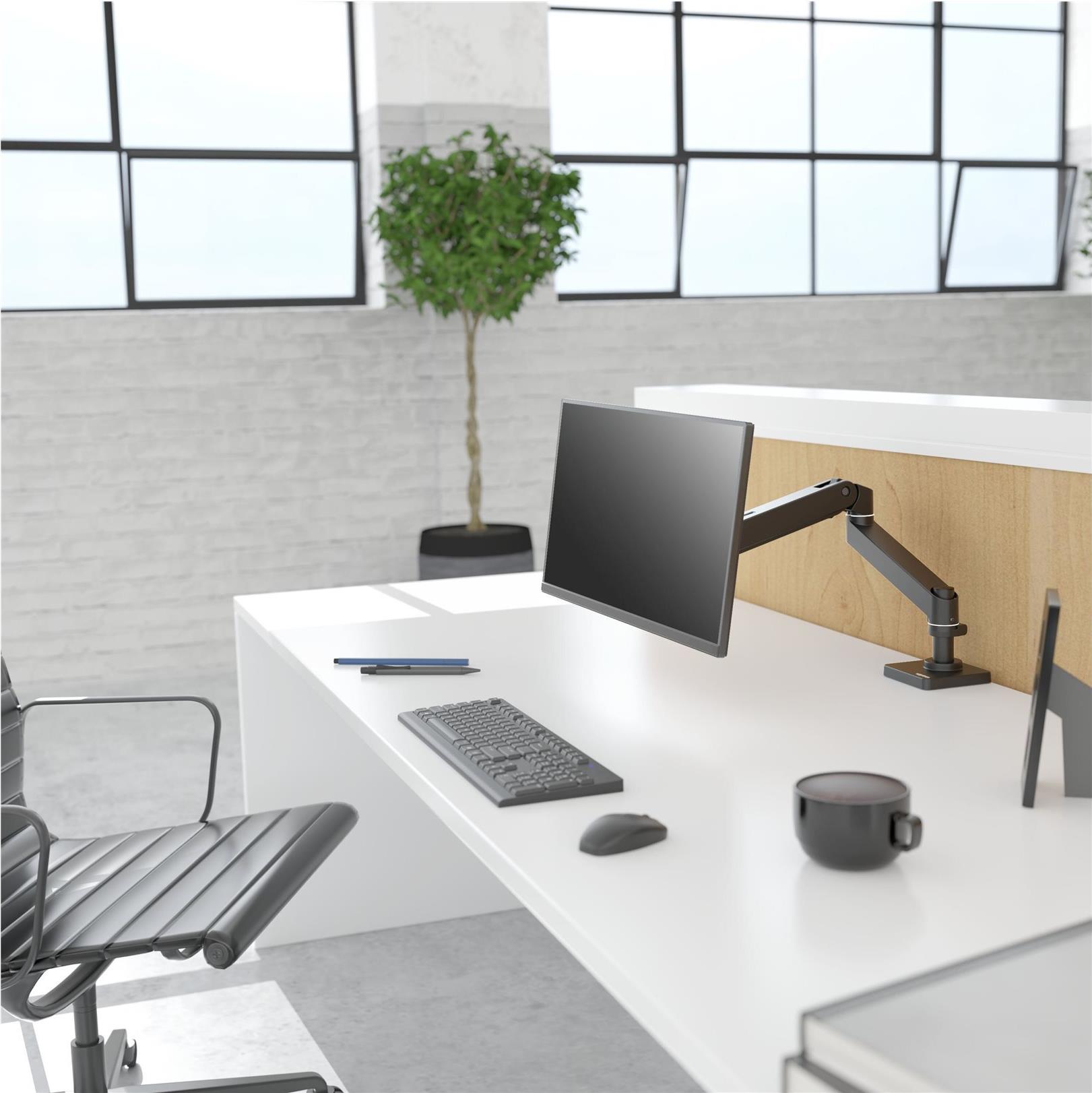 Ergotron LX Pro Gelenkarm Befestigungskit modular für LCD-Displays bis 34" Tischmontage VESA 100x100 Schwarz