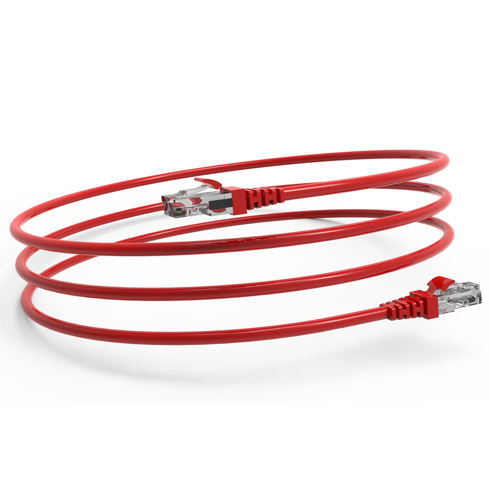 INCA ICAT6-01TK Cat6 UTP Patchkabel RJ45 1 m Rot