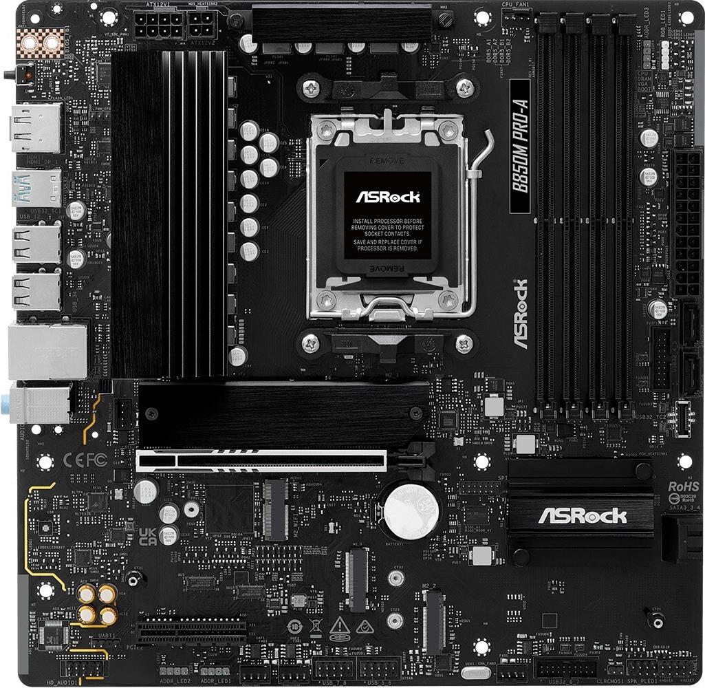 ASRock B850M Pro-A AM5 mATX HDMI/DP DDR5 (90-MXBR8-A0UAYZ)