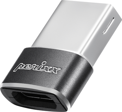 Perixx USB 2.0 Adapter [1x USB 2.0 Stecker A - 1x USB 2.0 Buchse C] PERIPRO-408 (12128)