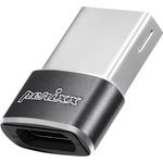 Perixx USB 2.0 Adapter [1x USB 2.0 Stecker A - 1x USB 2.0 Buchse C] PERIPRO-408 (12128)