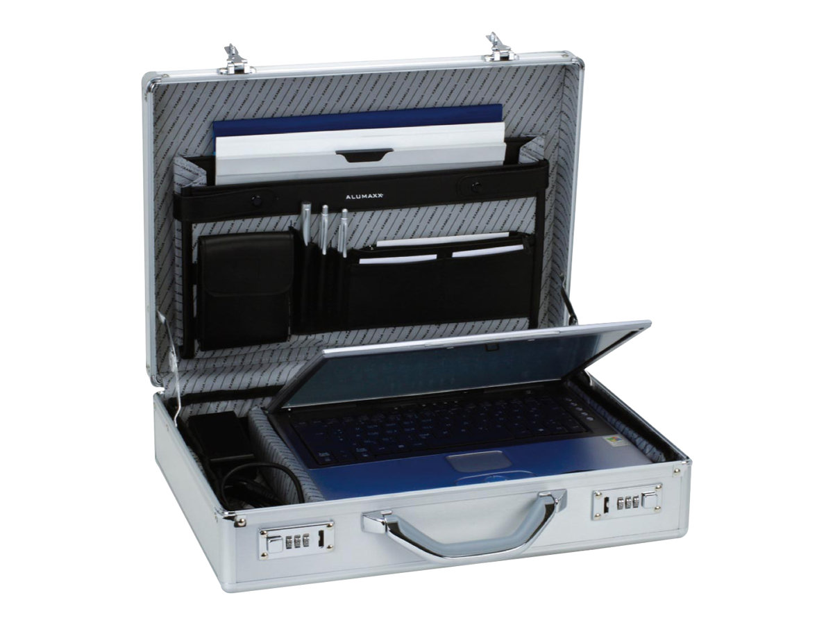 ALUMAXX Kronos Aktenkoffer Aluminium Silber