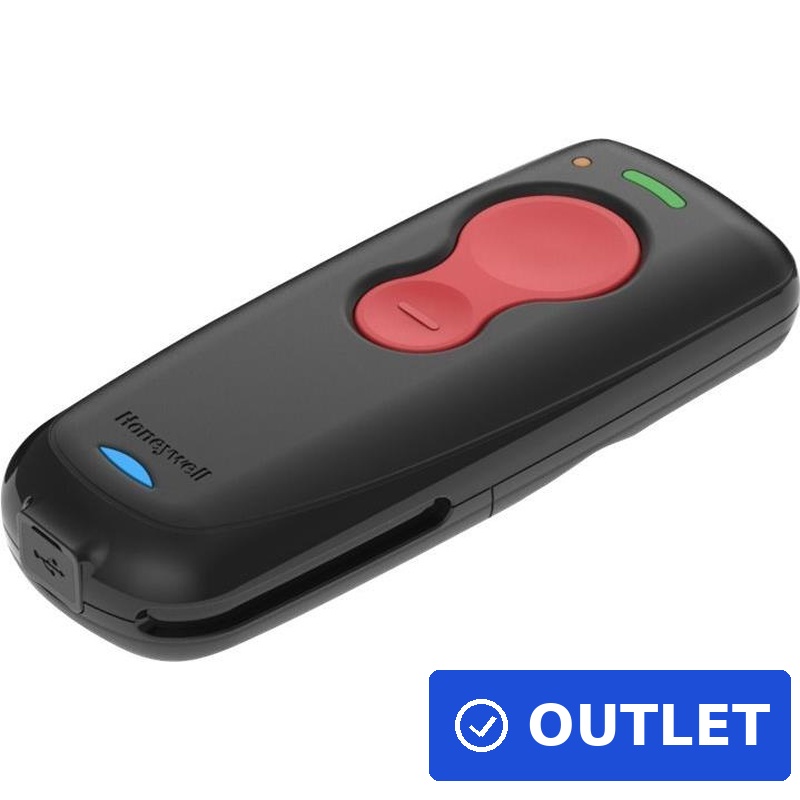 Honeywell Voyager 1602g, BT, 2D, USB, BT (iOS), Kit (USB), schwarz Bluetooth Scanner, Miniaturscanner, 2D, Imager, USB, Bluetooth (iOS, Klasse 2, Reichweite: 10m), inkl.: Kabel (USB, Typ-A, Micro), Akku, Handschlaufe, Farbe: schwarz (1602G2D-2USB-OS) (geöffnet)