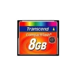 Transcend - Flash-Speicherkarte - 8GB - 133x - CompactFlash Card (TS8GCF133)