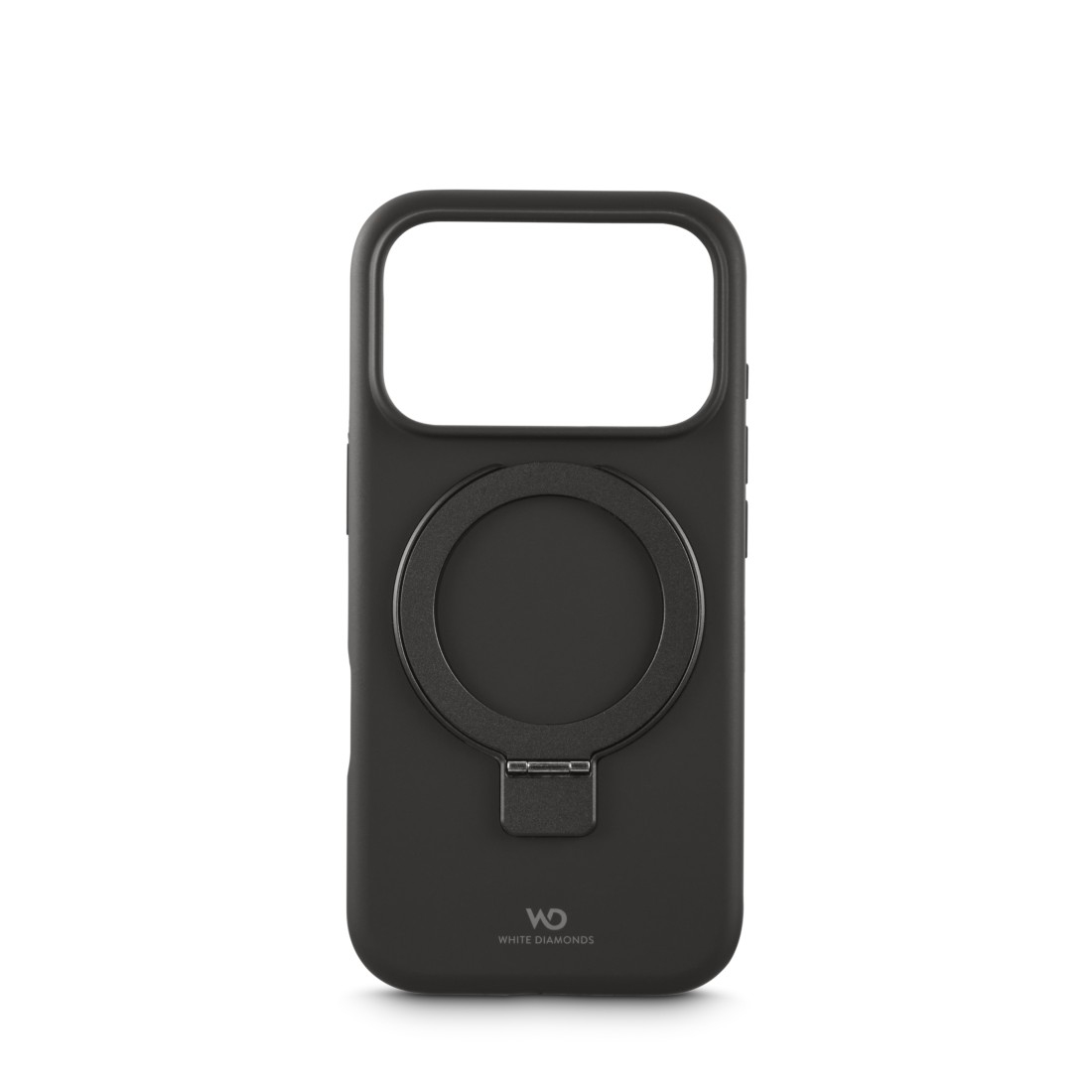 White Diamonds Mag Urban Stand Case Handyhülle für Apple iPhone 17 Pro, Schwarz