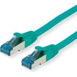 VALUE S/FTP PiMF Patchkabel Kat.6A Kl. EA gruen 0.15m (21.99.1982)