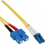 InLine Patch-Kabel SC Single-Modus (M) bis LC Single-Modus (M) (88656R)