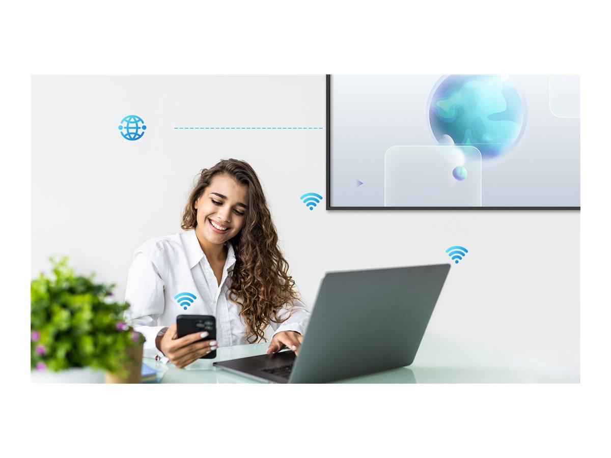 MAXHUB ND75CMA 75" Digital Signage Display 4K UHD ADS Schwarz