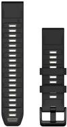 Garmin QuickFit-Armband 22 mm Silikon Schwarz/Kieselgrau (010-13392-00)