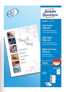 Avery Zweckform Superior Inkjet Paper 2579-100 (2579-100)