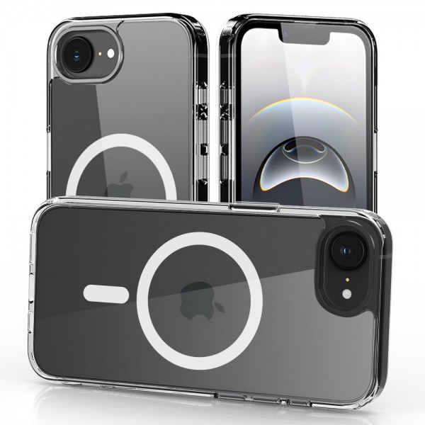Nevox StyleShell SHOCKFlex MagSafe Handyhülle iPhone 16e 6,1" Transparent