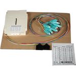 EFB-Elektronik Bestückte Spleißkassette mit farbigen abgesetzten Pigtails SC OM3 Hersteller: EFB Elektronik (53100.208)
