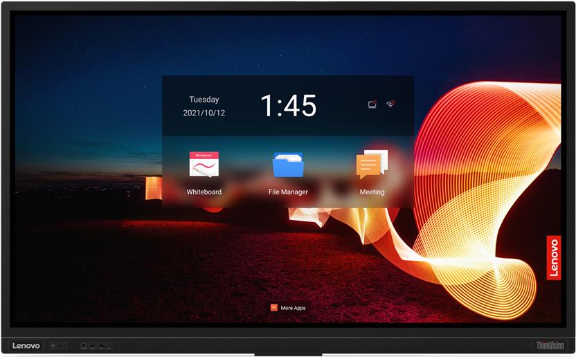 Lenovo ThinkVision T75 LED Display 190,5 cm (75") 3840 x 2160 Pixel 4K Ultra HD Touchscreen Schwarz (62F4WA1CEK)