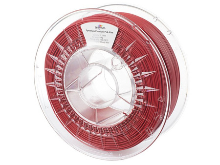 Spectrum PLA Matt 3D-Filament 1,75 mm 1 kg Bloody Red