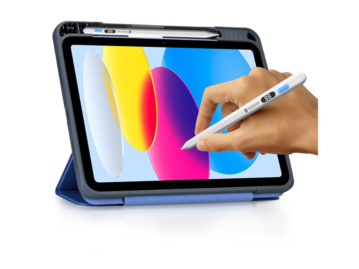 DEQSTER Rugged MAX Flip-Hülle für iPad 10.9" (10. Gen) Blau