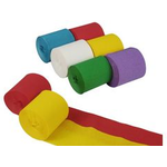 PAPSTAR Krepp-Papier-Bänder, 50 mm x 10 m, 6er Pack wasserfeste Papierqualität geprüft nach DIN EN 646, - 1 Stück (10056)